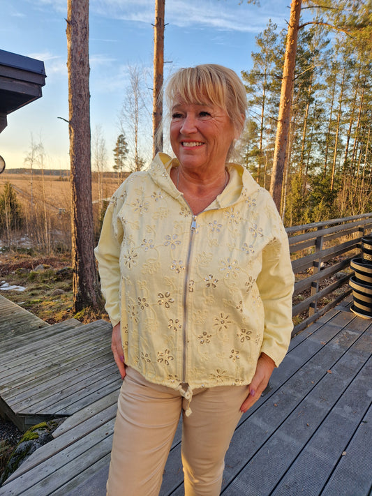 Puuvillahuppari keltainen