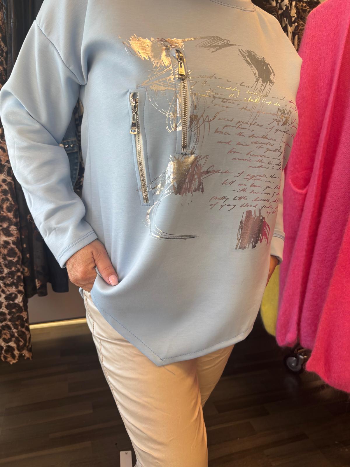 Pusero/tunika  vaalean sininen