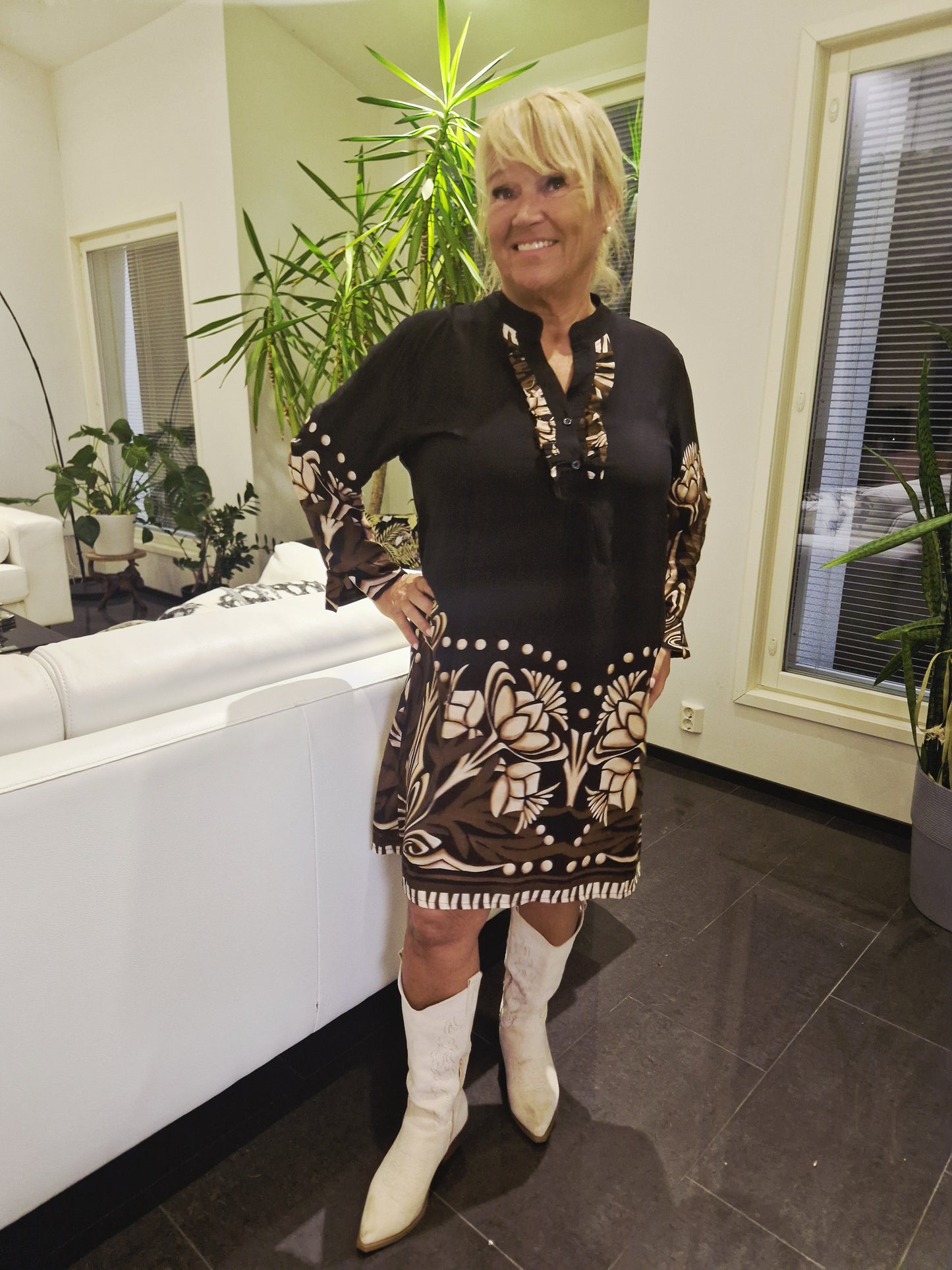 Capri tunika/mekko  musta