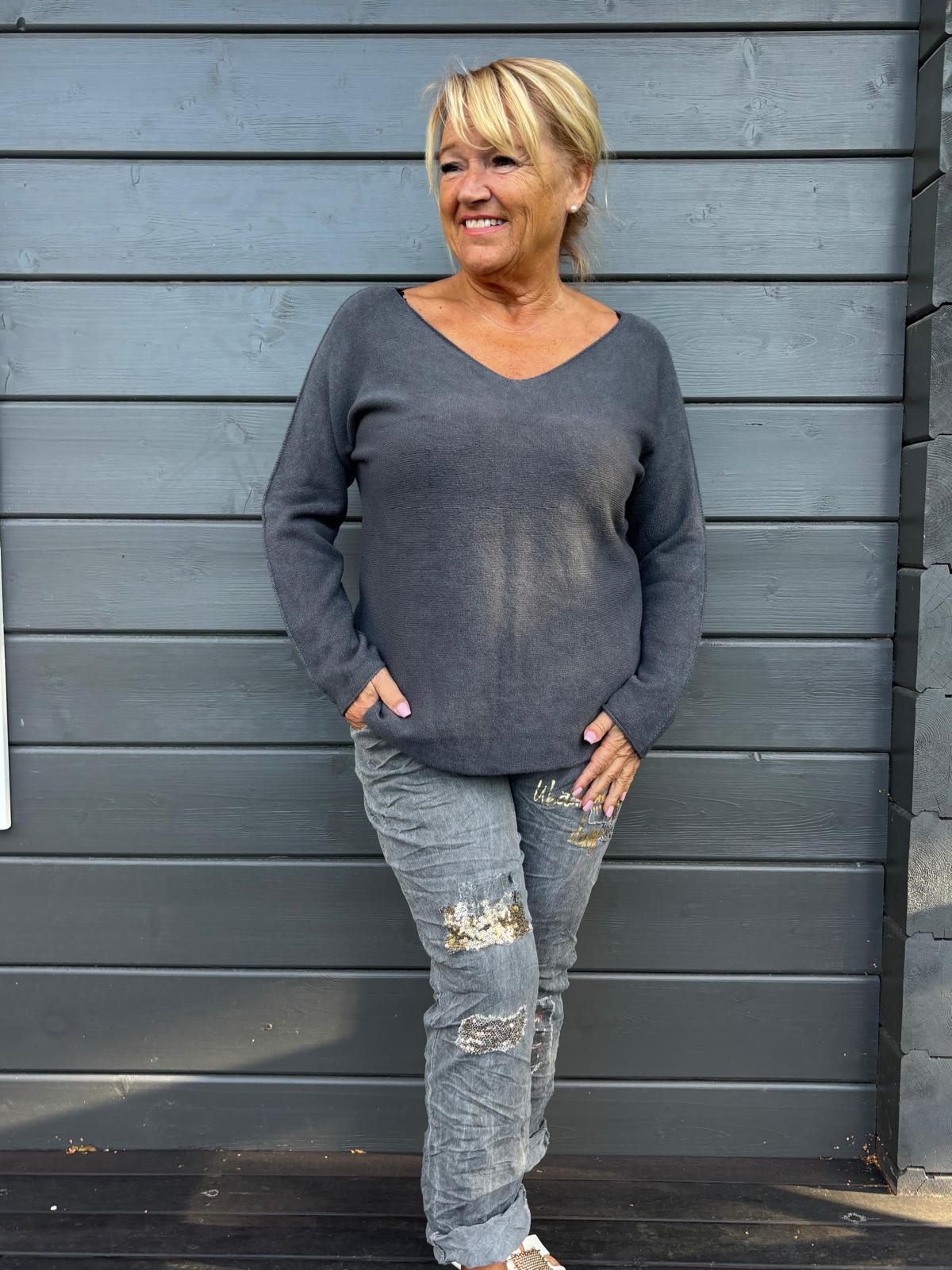 Fall Art stretch housu harmaa