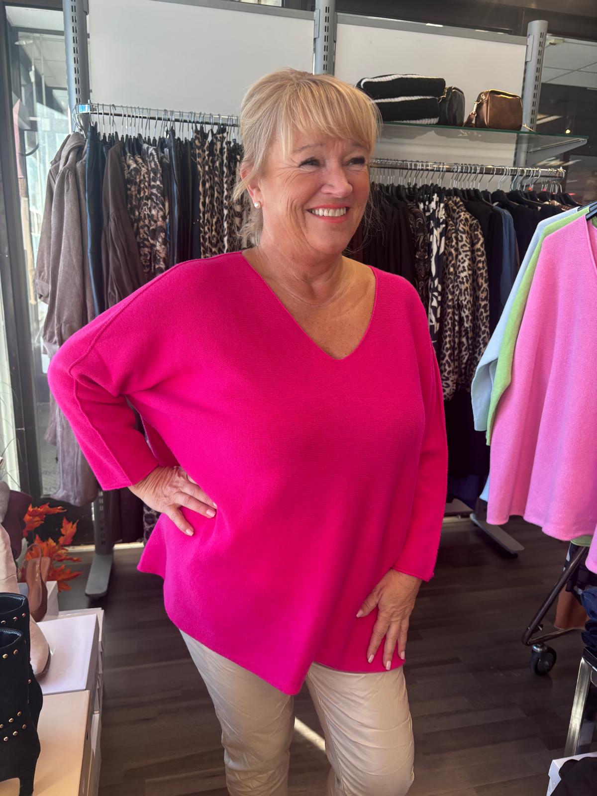 Reilumpi neule fuksia