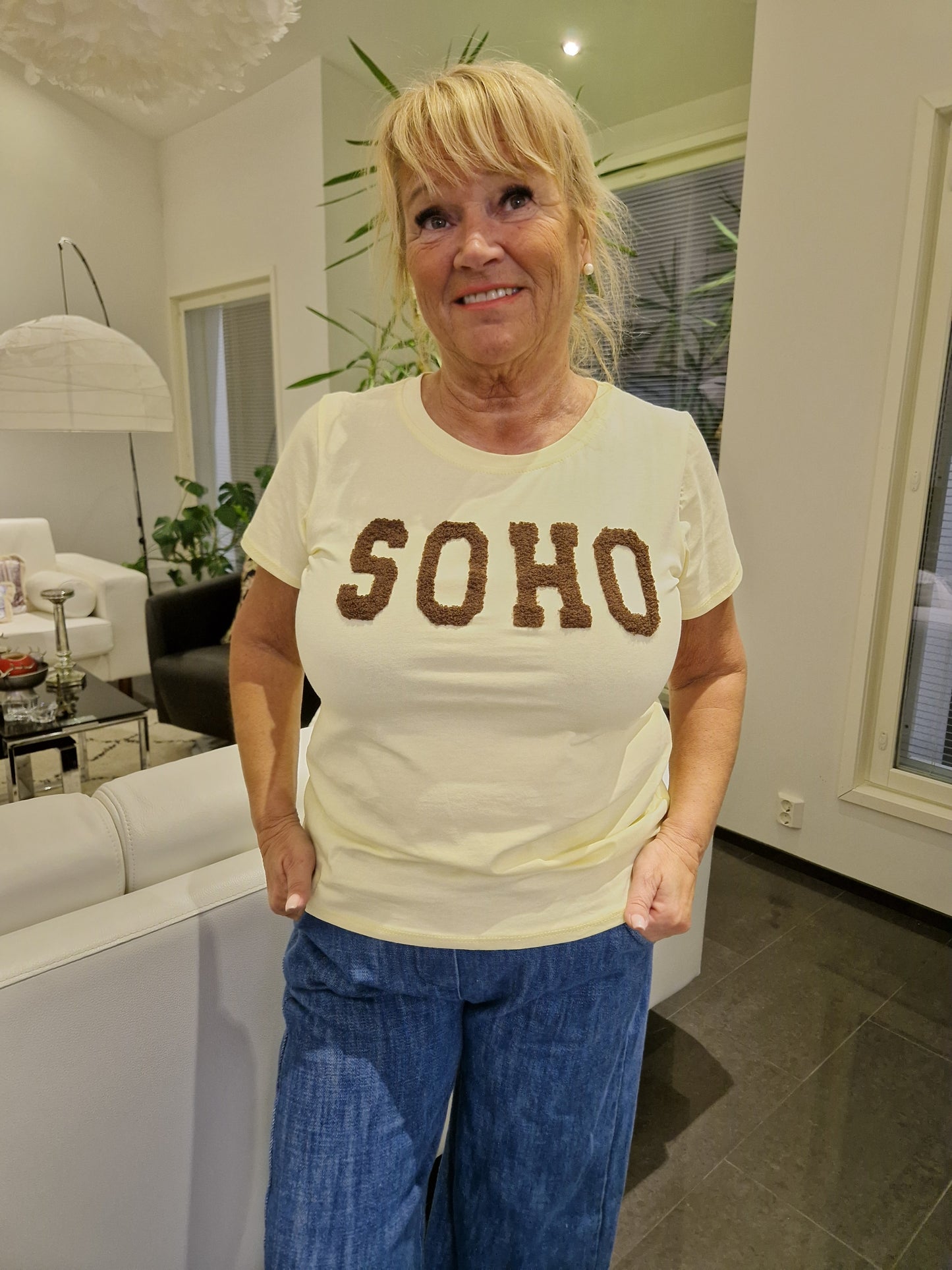 T-paita SOHO keltainen