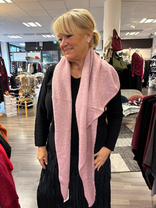 Reilu kolmiohuivi  roosa