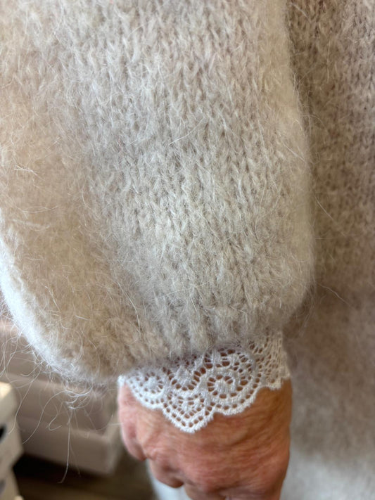 Mohair neuletakki panna