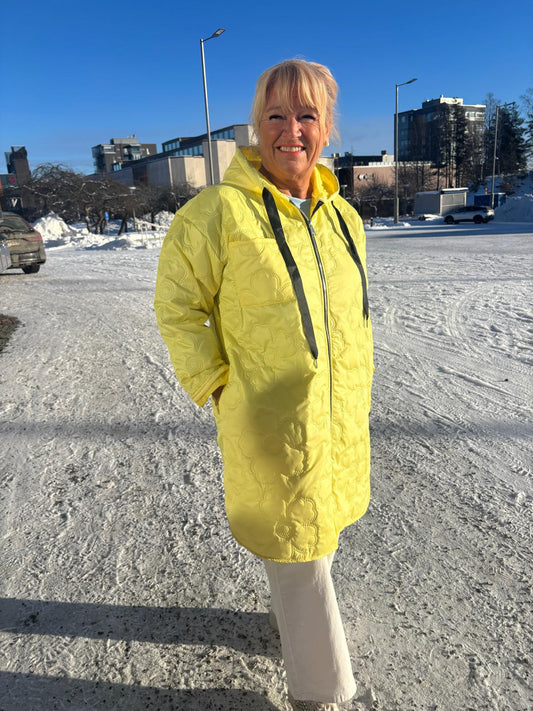 Kevättakki  keltainen