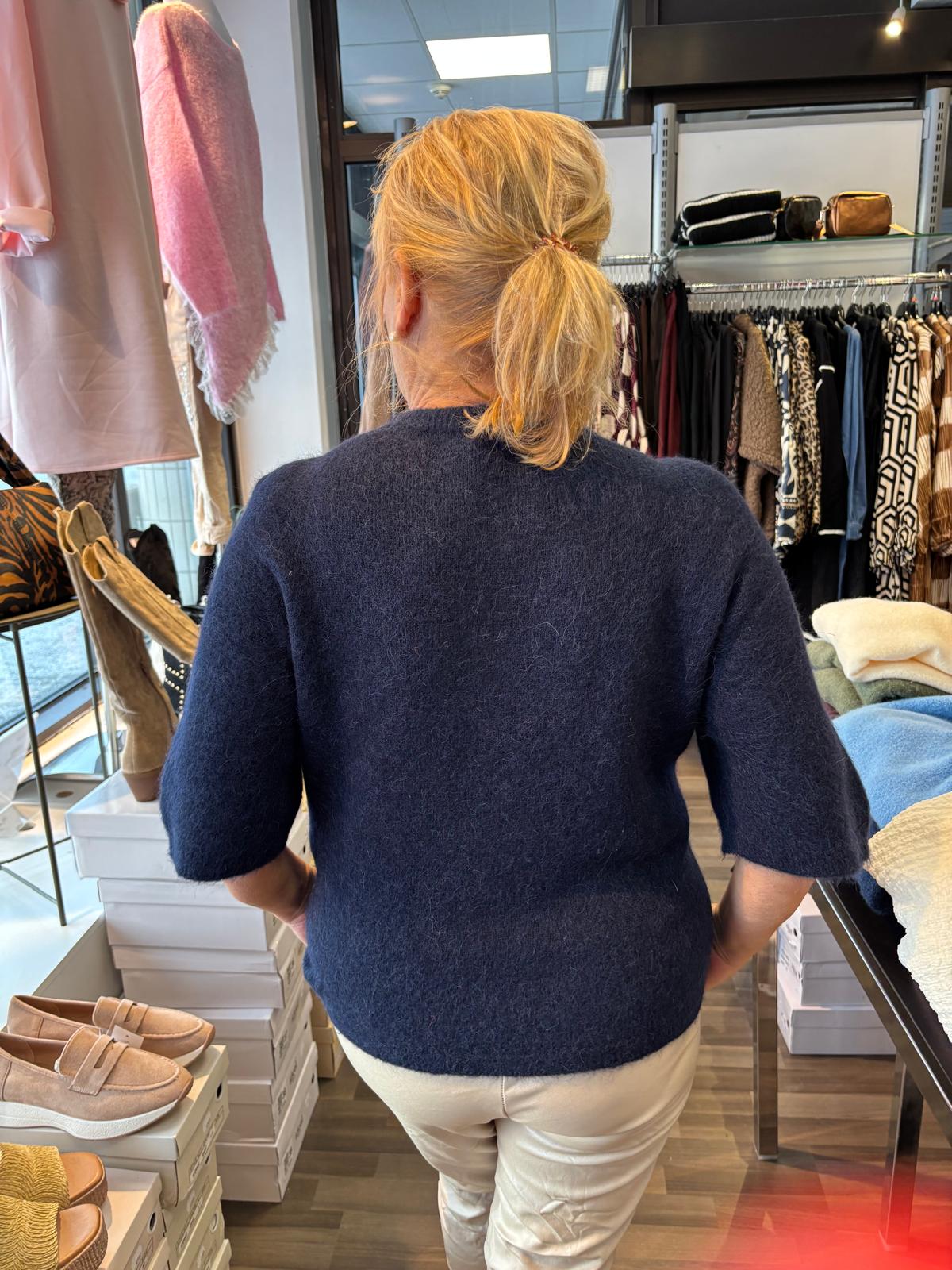 Alpakka-sekoite neule navy blue