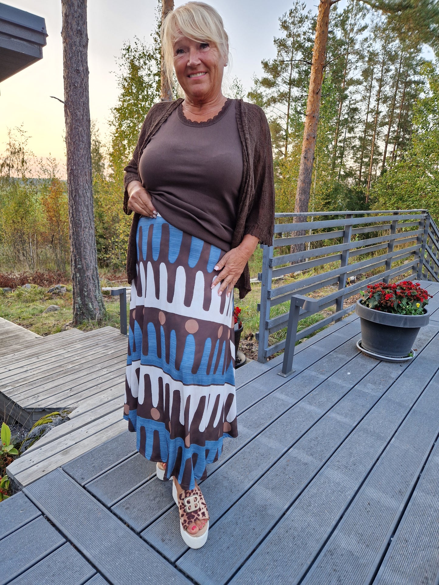 Puolihame sini kuvio