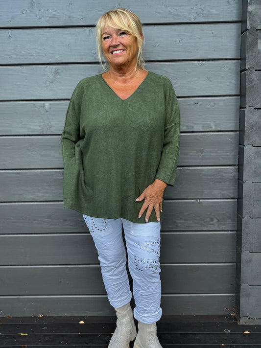 Reilumpi neule  vihreä