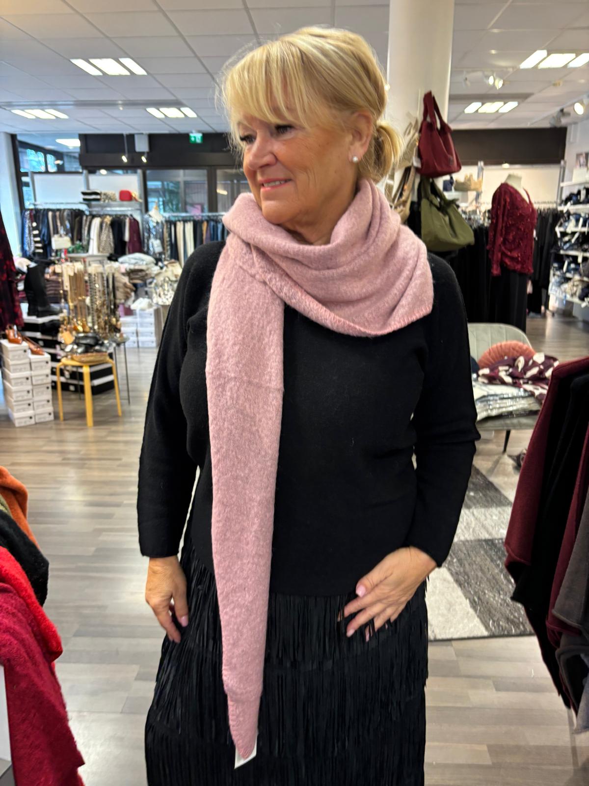 Reilu kolmiohuivi  roosa