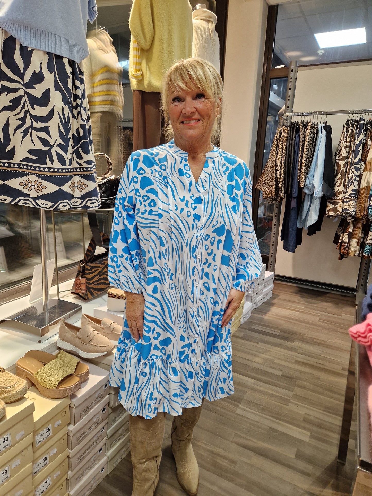 PLUSSIZE Tunika/mekko  sininen