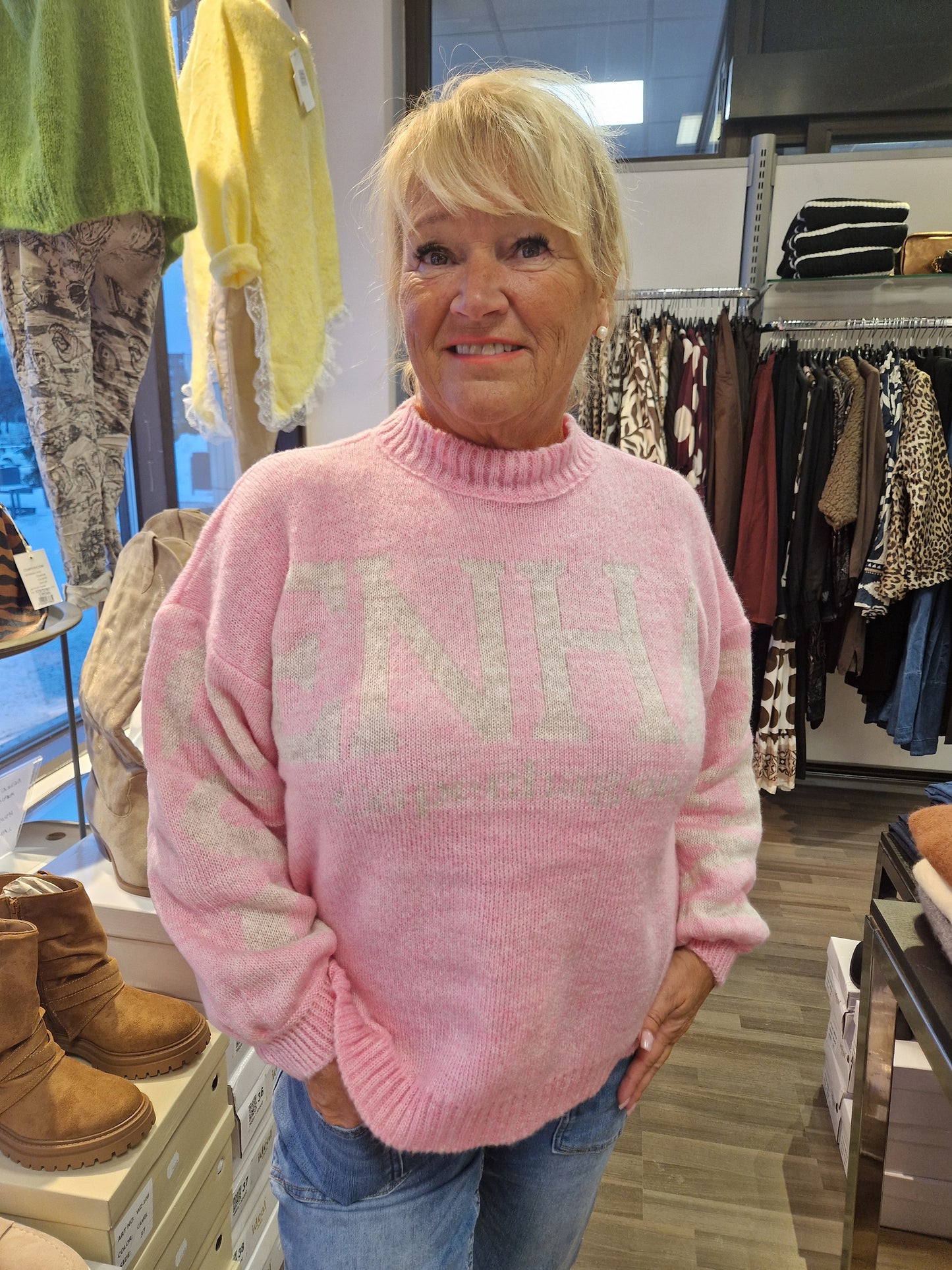 Oversize neule   roosa