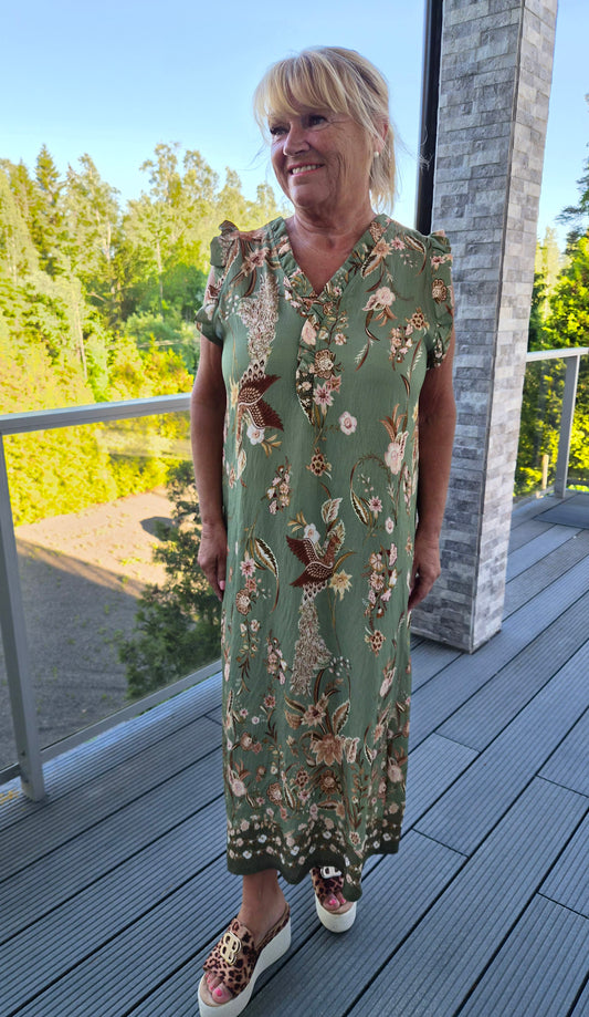 Hihaton kukkamekko vihreä