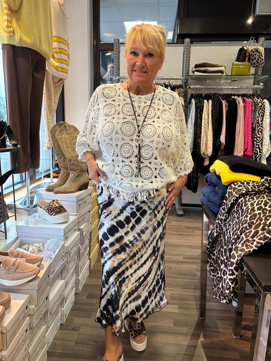 Satiinihame ruskea musta/ruskea