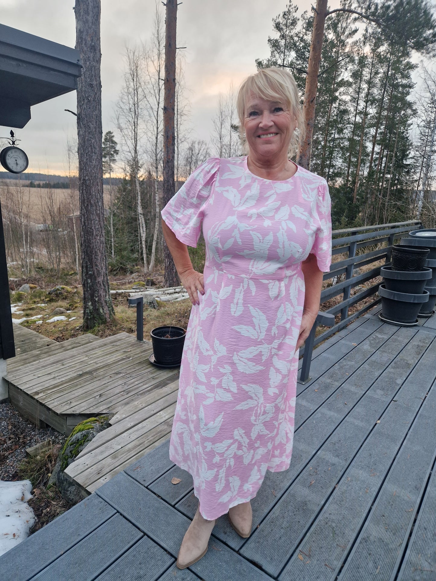 Viskoosimekko Marlo pink