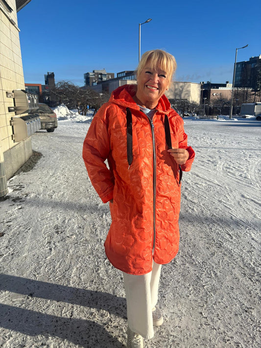 Kevättakki  oranssi