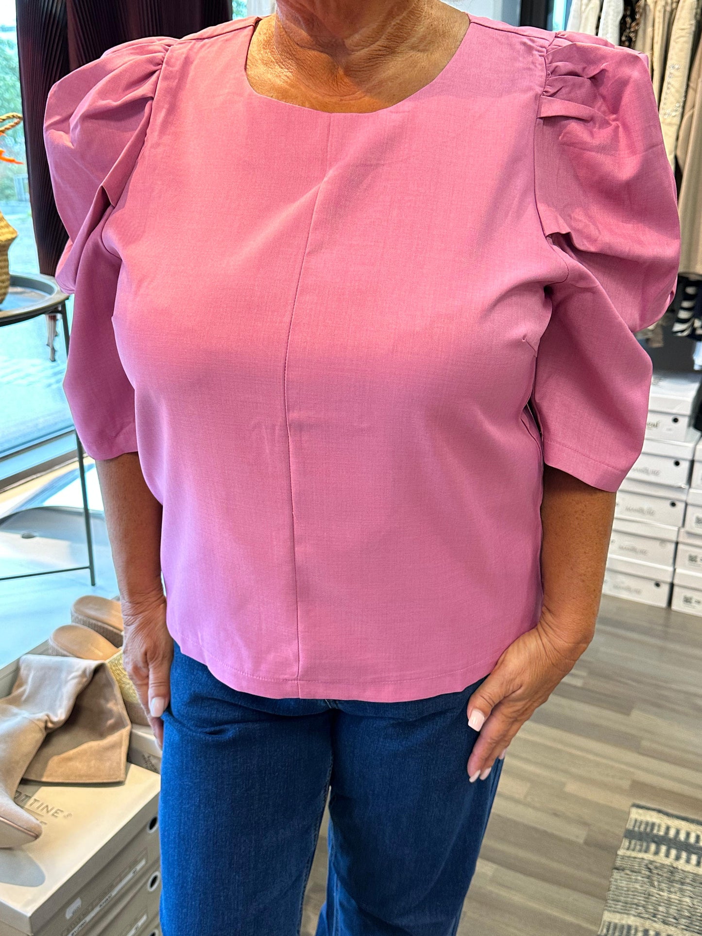 Röyhelöhiha pusero  pinkki