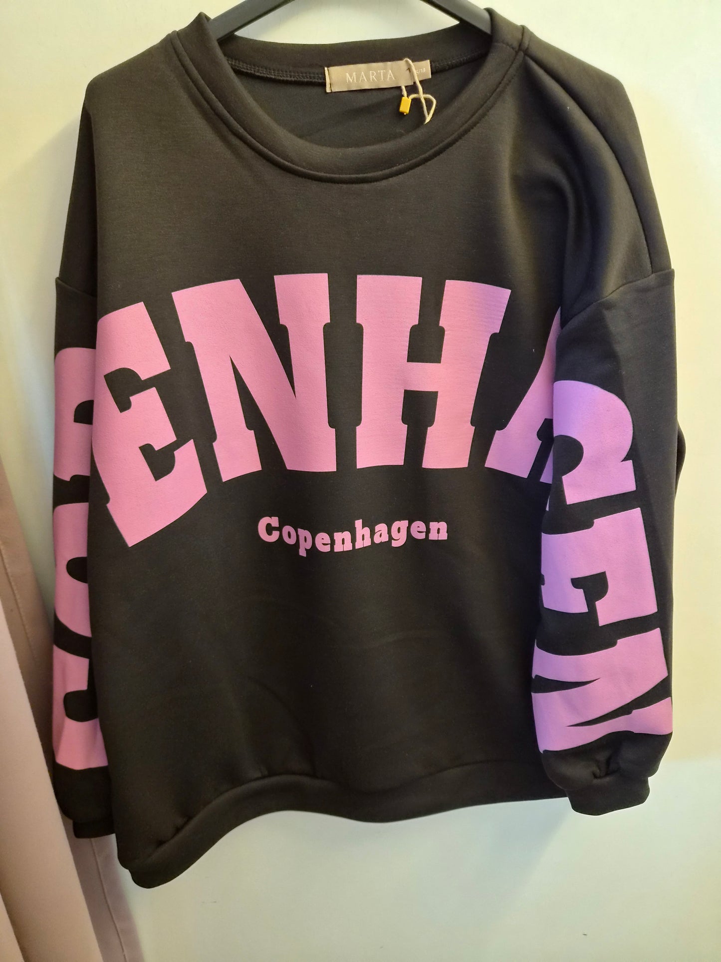 Collegepusero Copenhagen ruskea/pinkki
