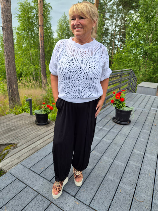 Kesäneule pitsikuvio valkoinen