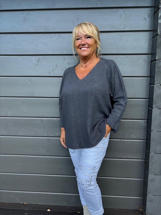 Reilumpi neule  harmaa