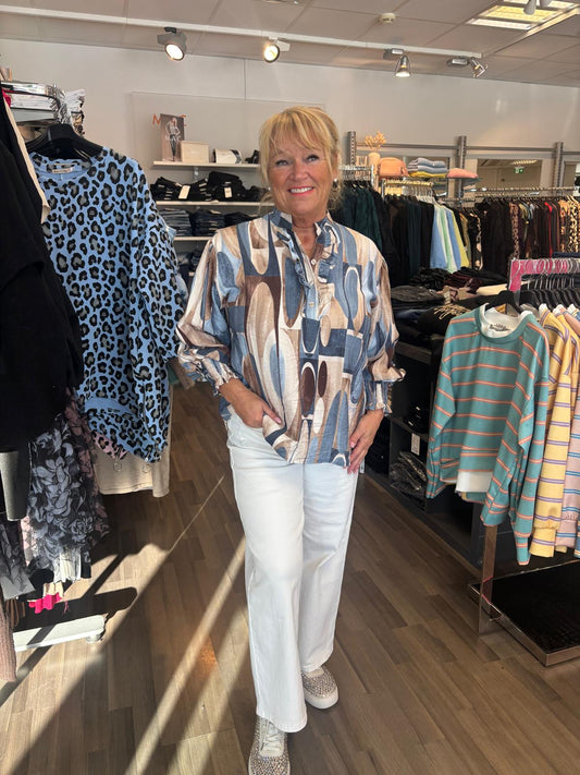 Viskoosipusero sininen