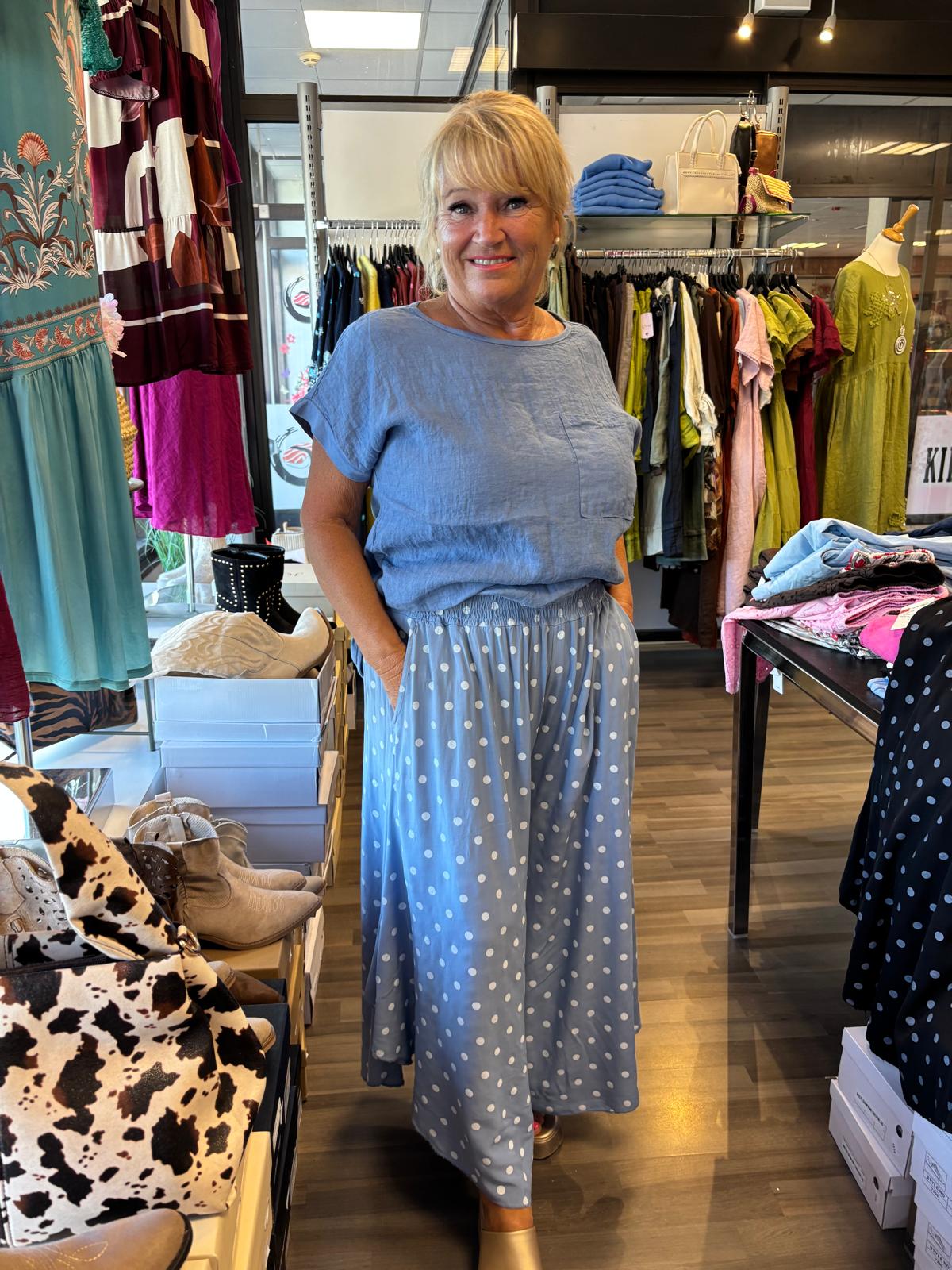 Housuhame pallollinen  sininen