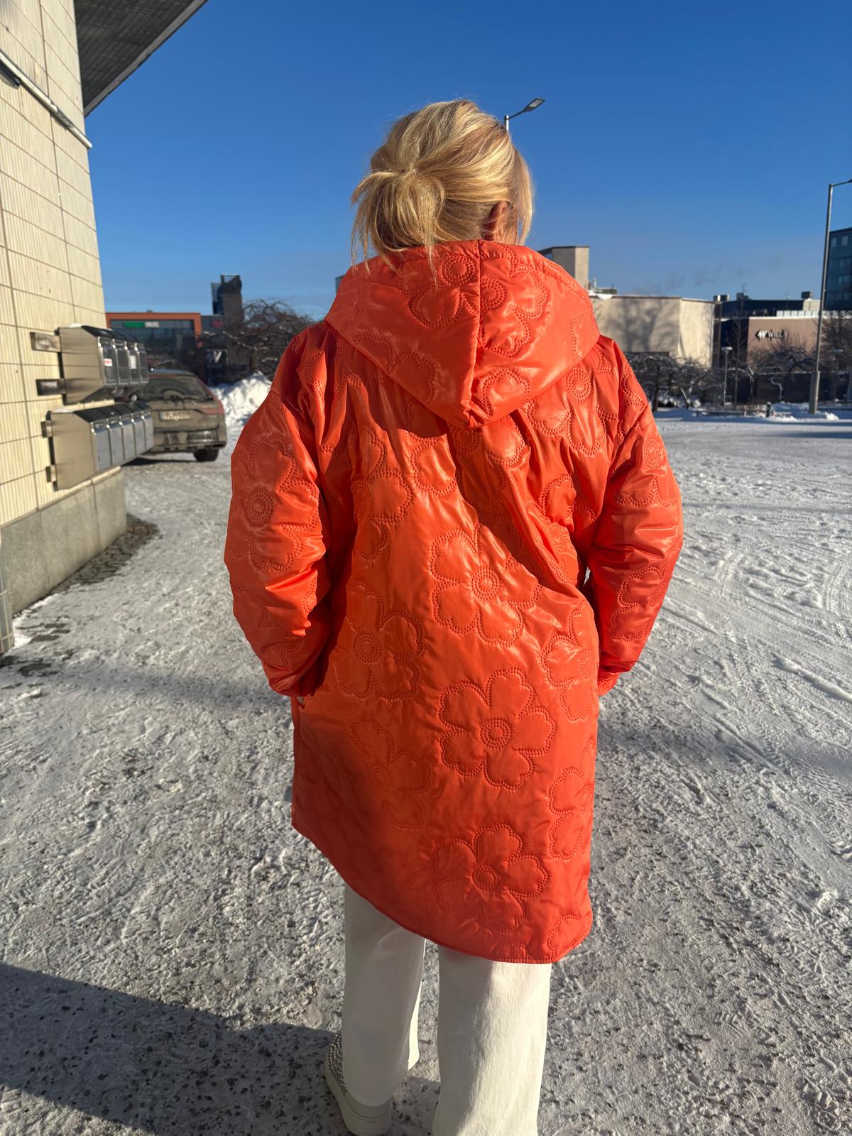 Kevättakki  oranssi