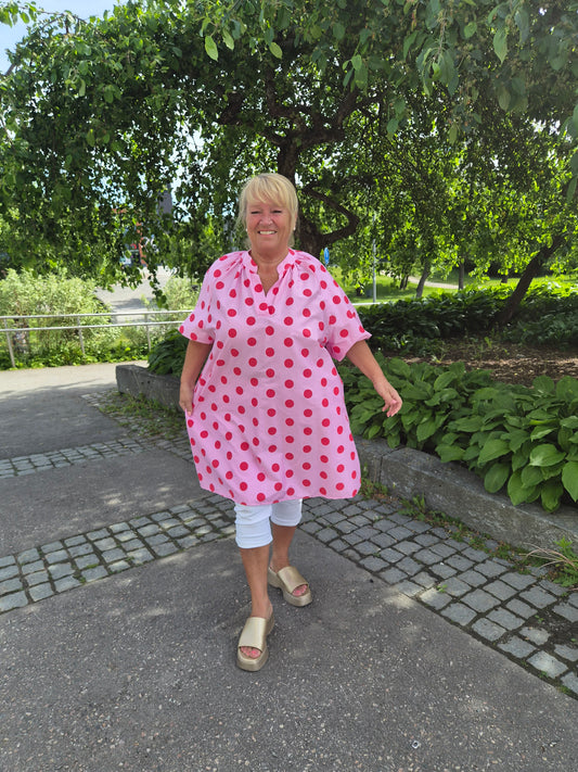 Oversize pallotunika pinkki