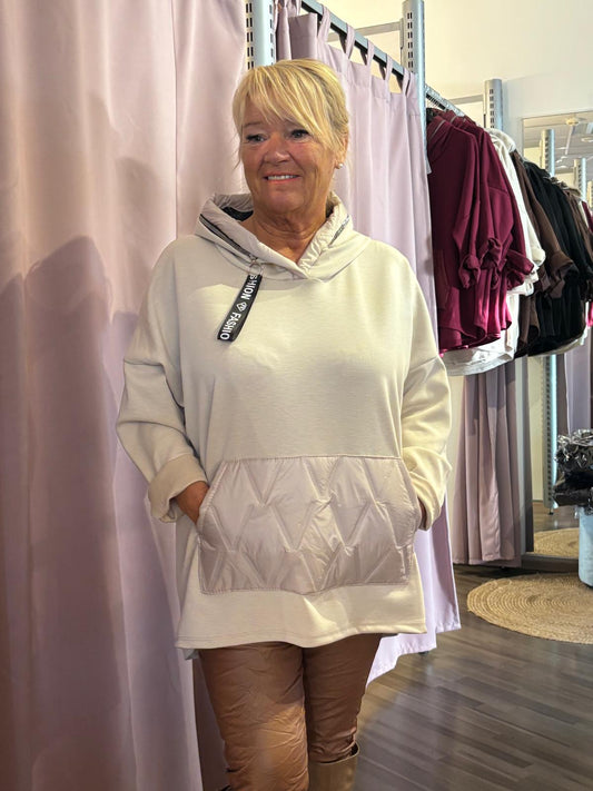 Reilumman kokoinen huppari  vaalea beessi