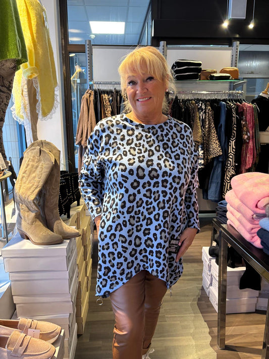 Pantteritunika sininen