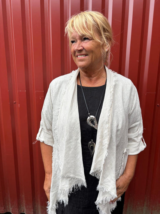 Pellavajakku vaalea beessi