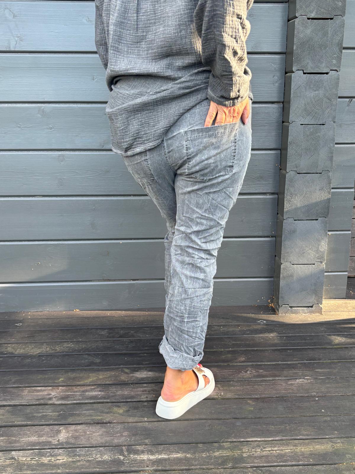 Fall Art stretch housu harmaa