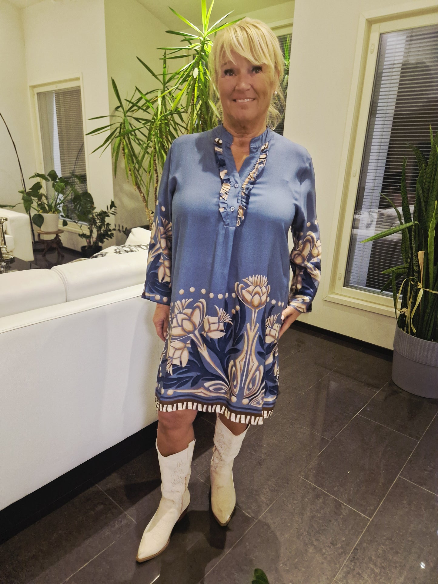 Capri tunika/mekko  jeans