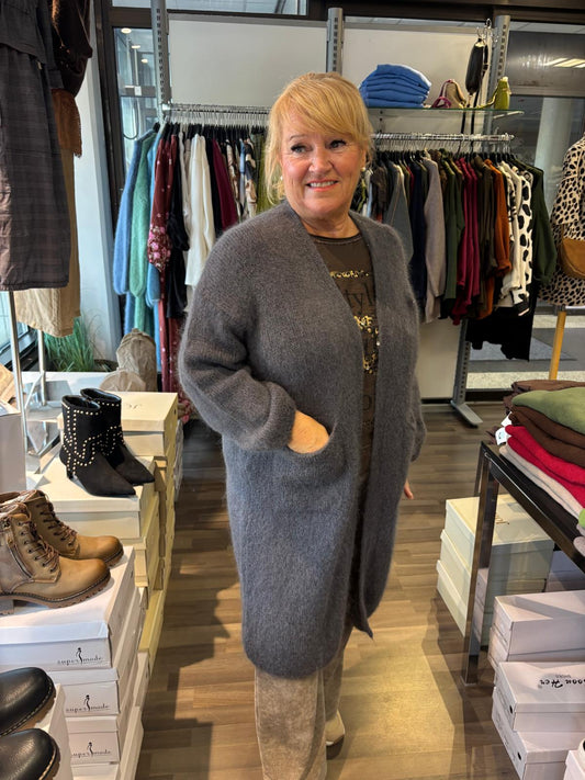 Mohair neuletakki  harmaa