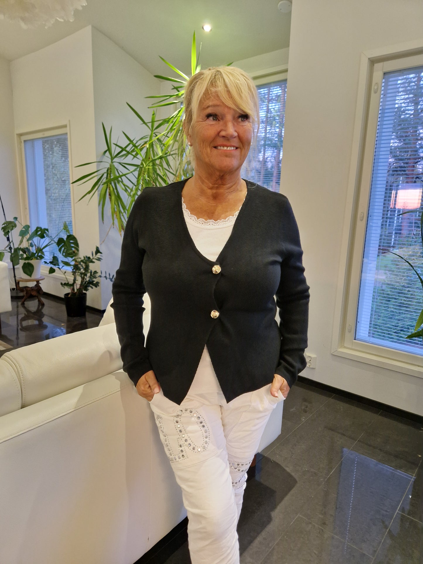 Siro neuletakki/jakku musta