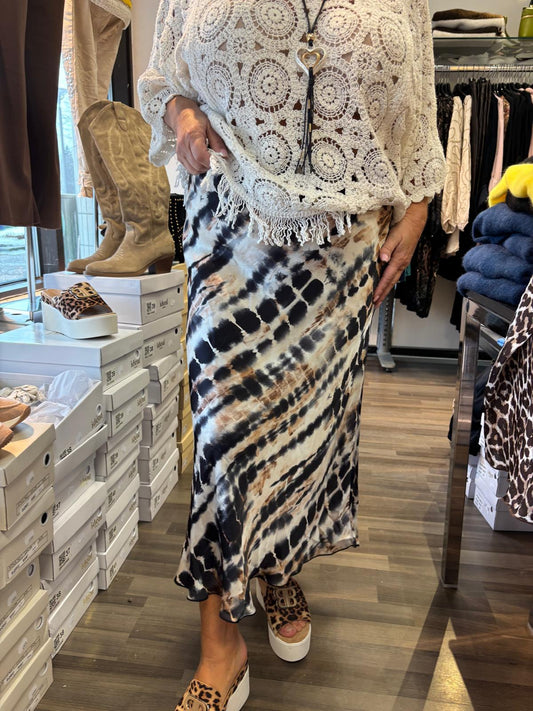 Satiinihame ruskea musta/ruskea