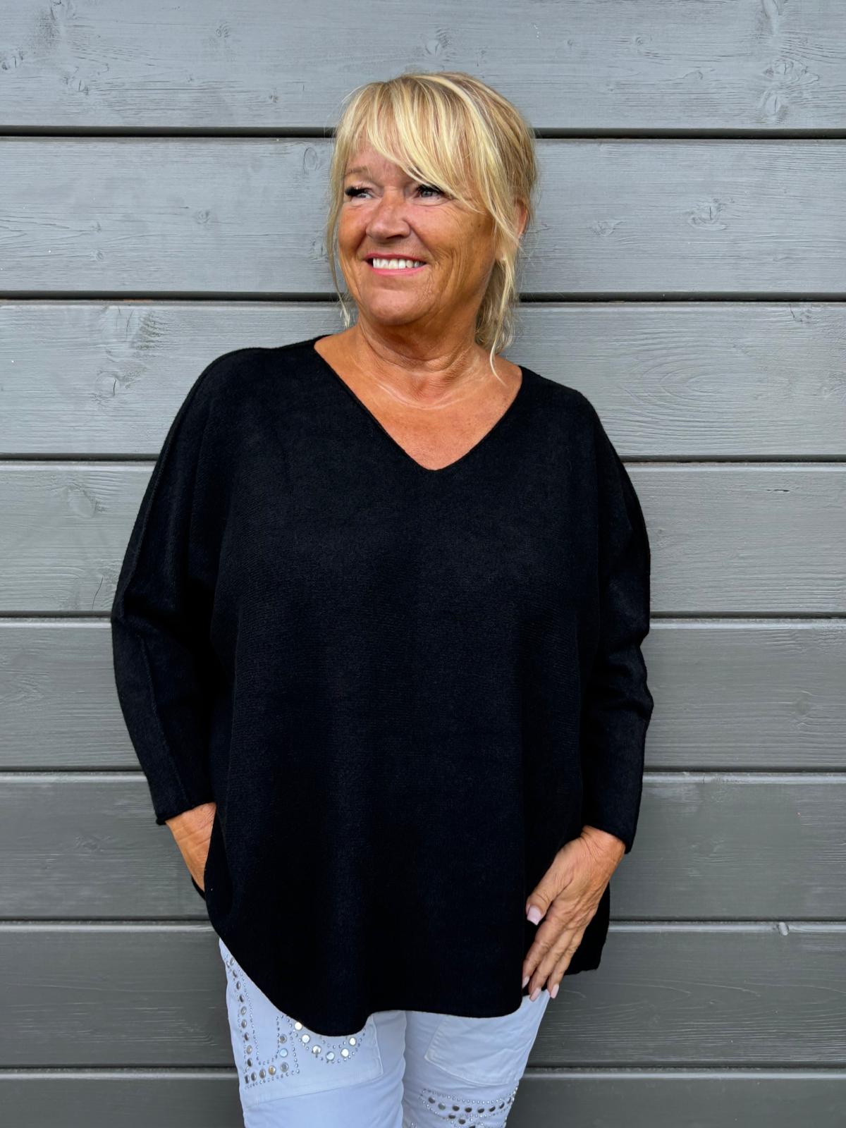 Reilumpi neule musta