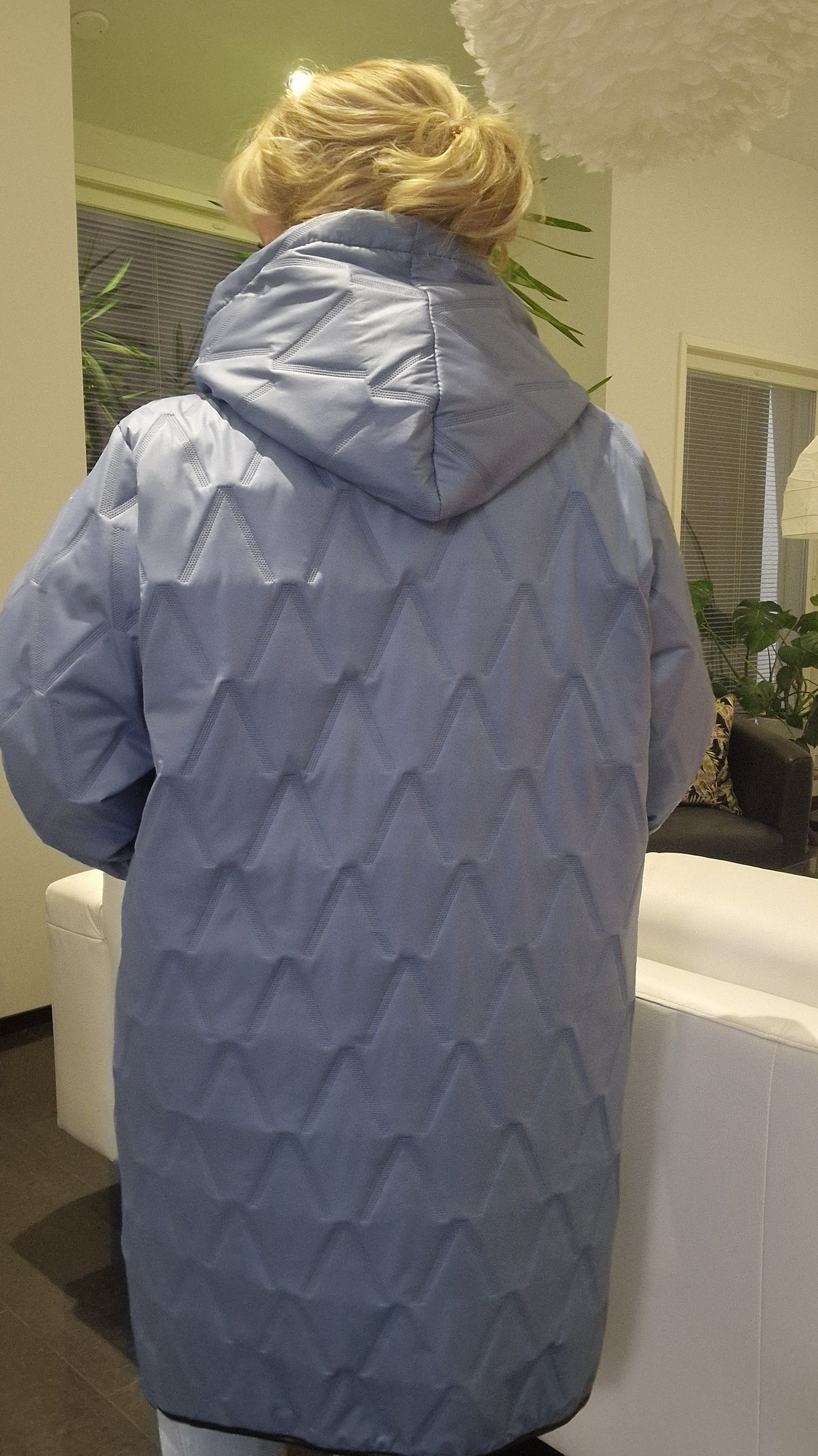 Plussize takki farkkusininen