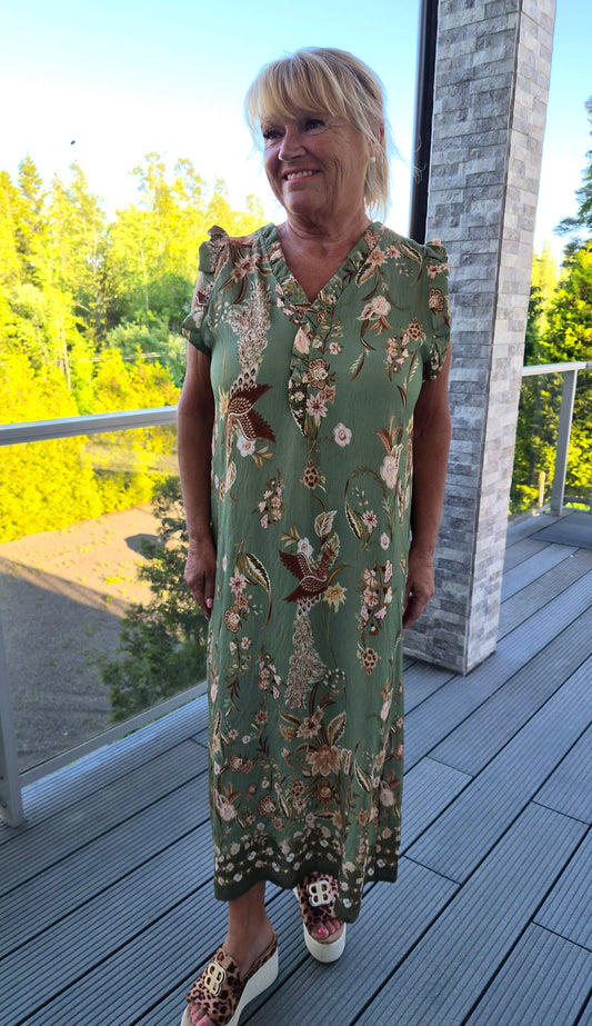 Hihaton kukkamekko vihreä