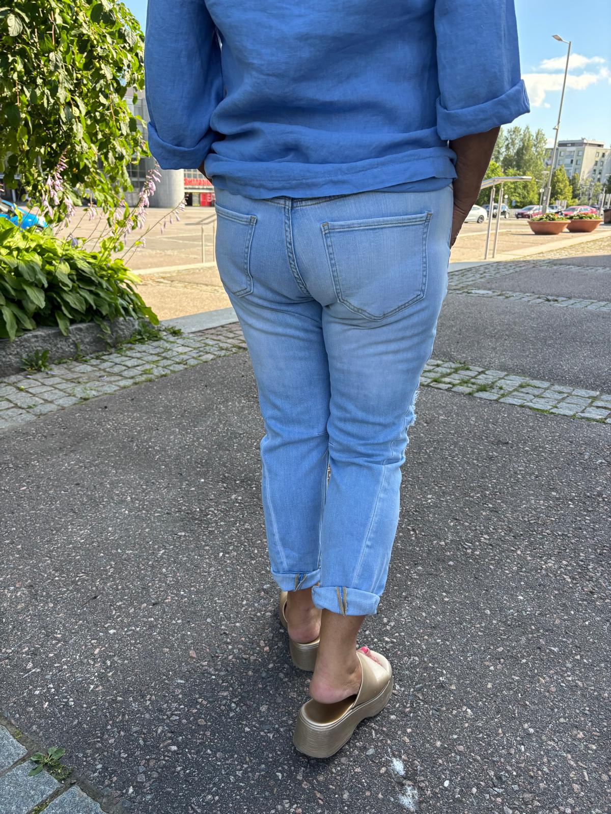 Tähtifarkut vaalea sininen