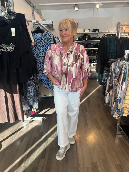 Viskoosipusero roosa