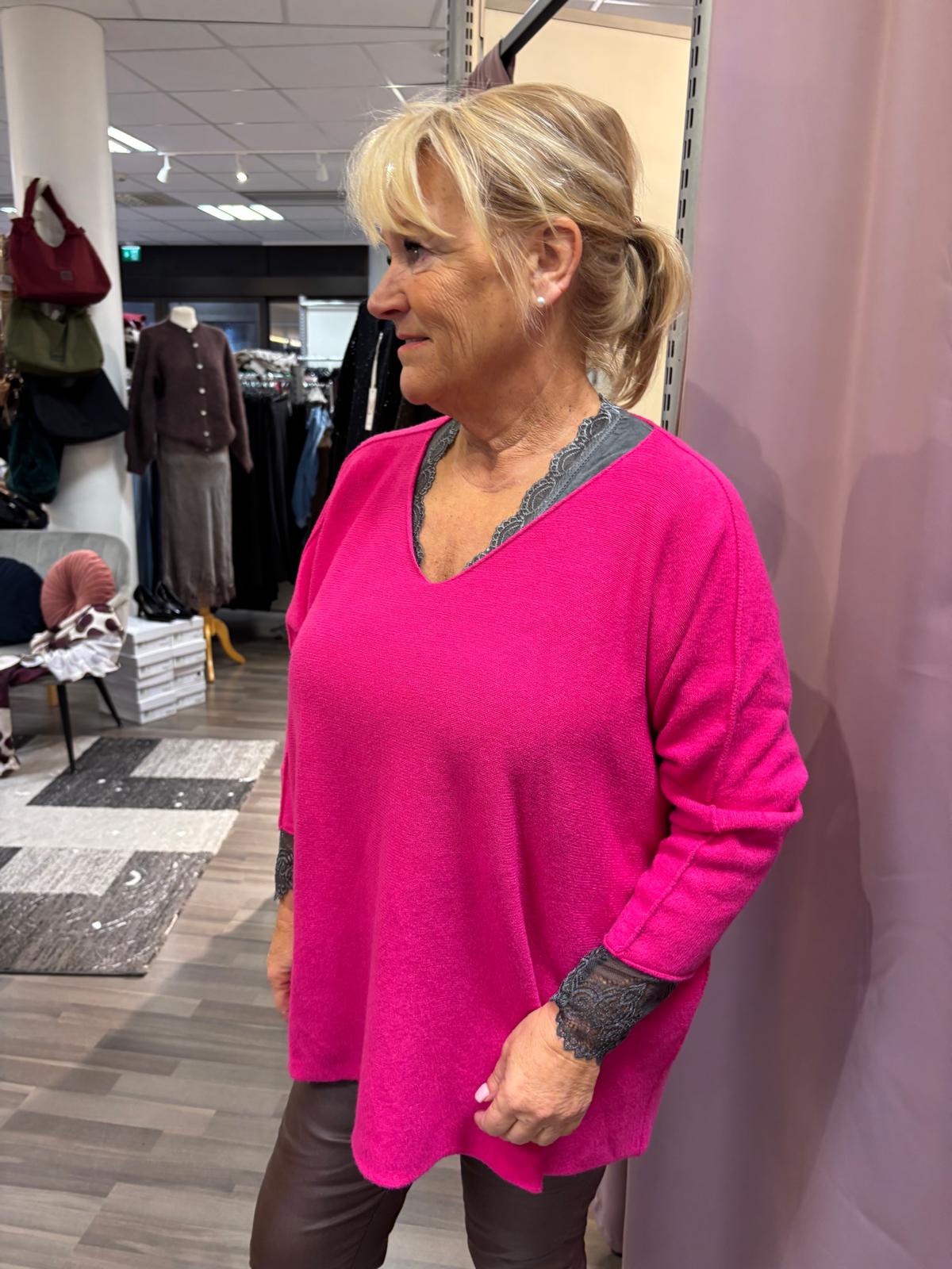 Reilumpi neule fuksia