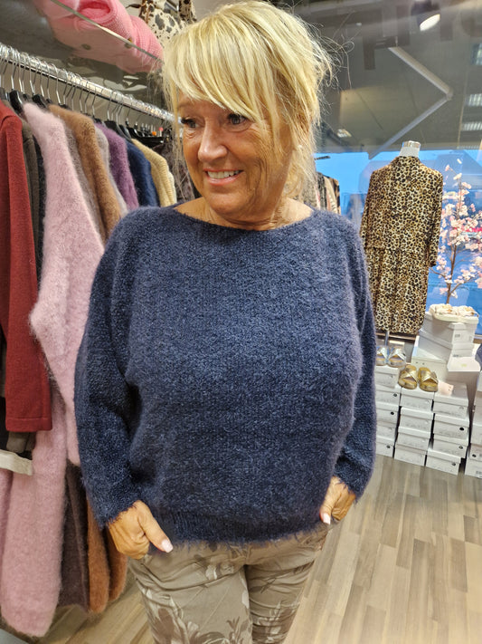 Pörröneule Anouk  tumma sininen