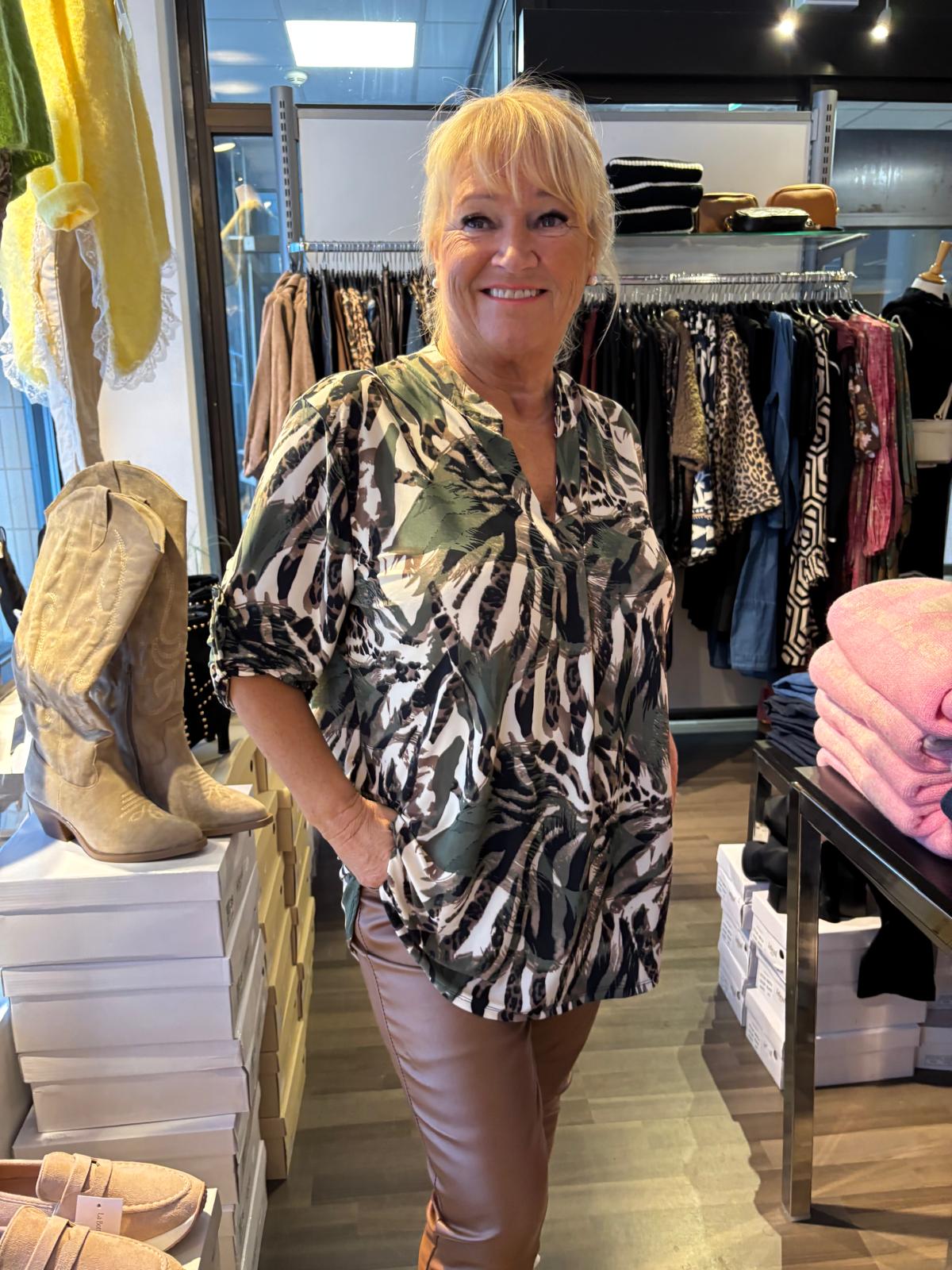 Pusero  vihreäkuvio