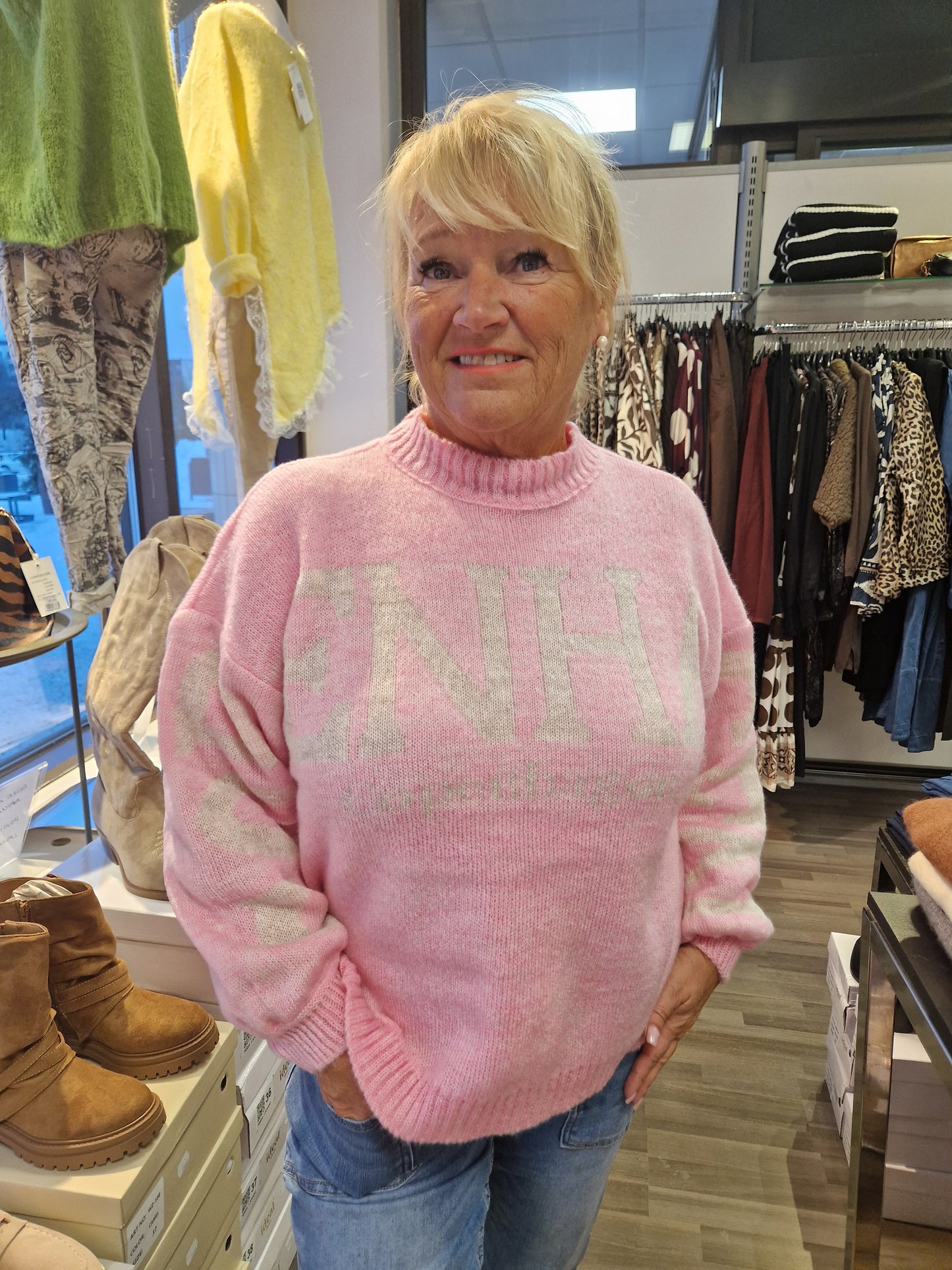 Oversize neule   roosa