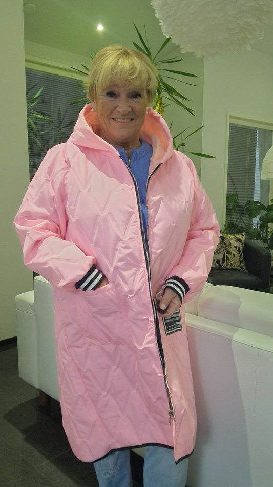 Plussize takki pinkki