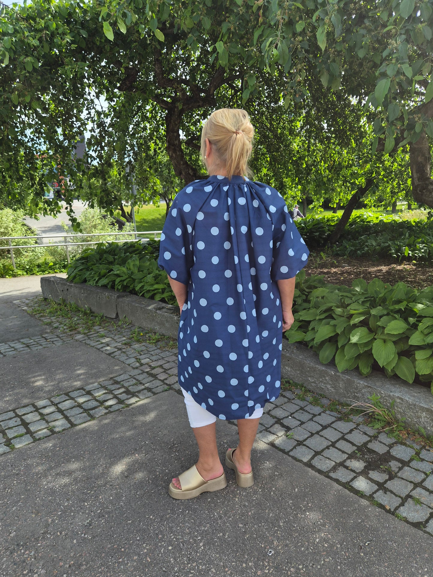 Oversize pallotunika sininen