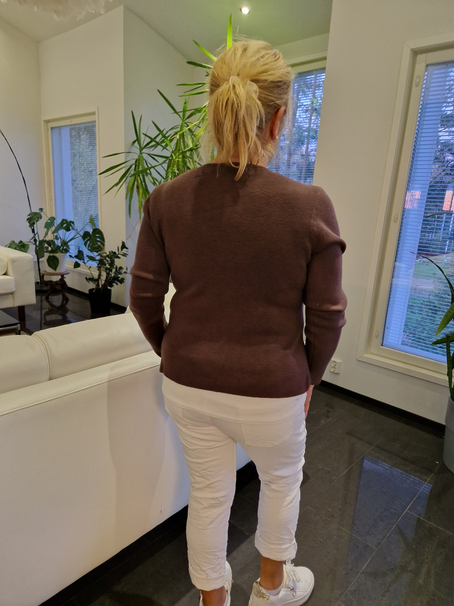 Siro neuletakki/jakku ruskea