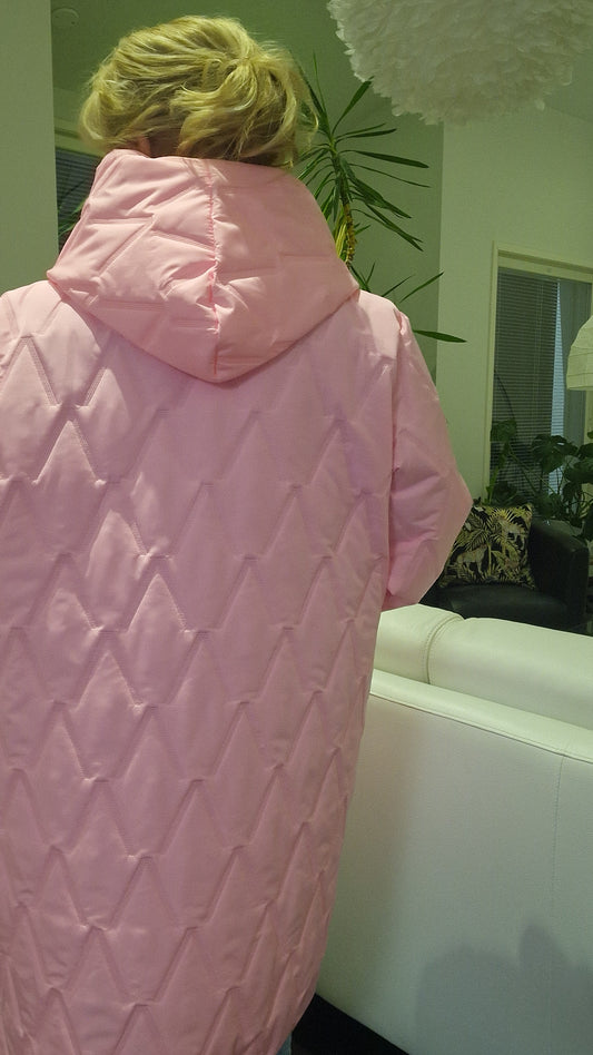 Plussize takki pinkki