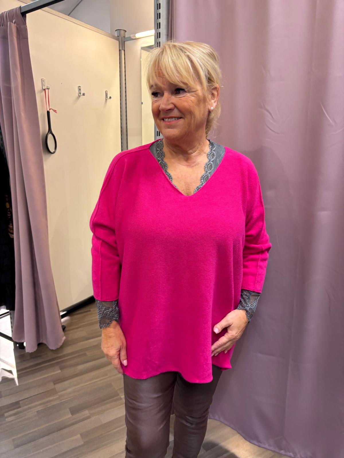 Reilumpi neule fuksia