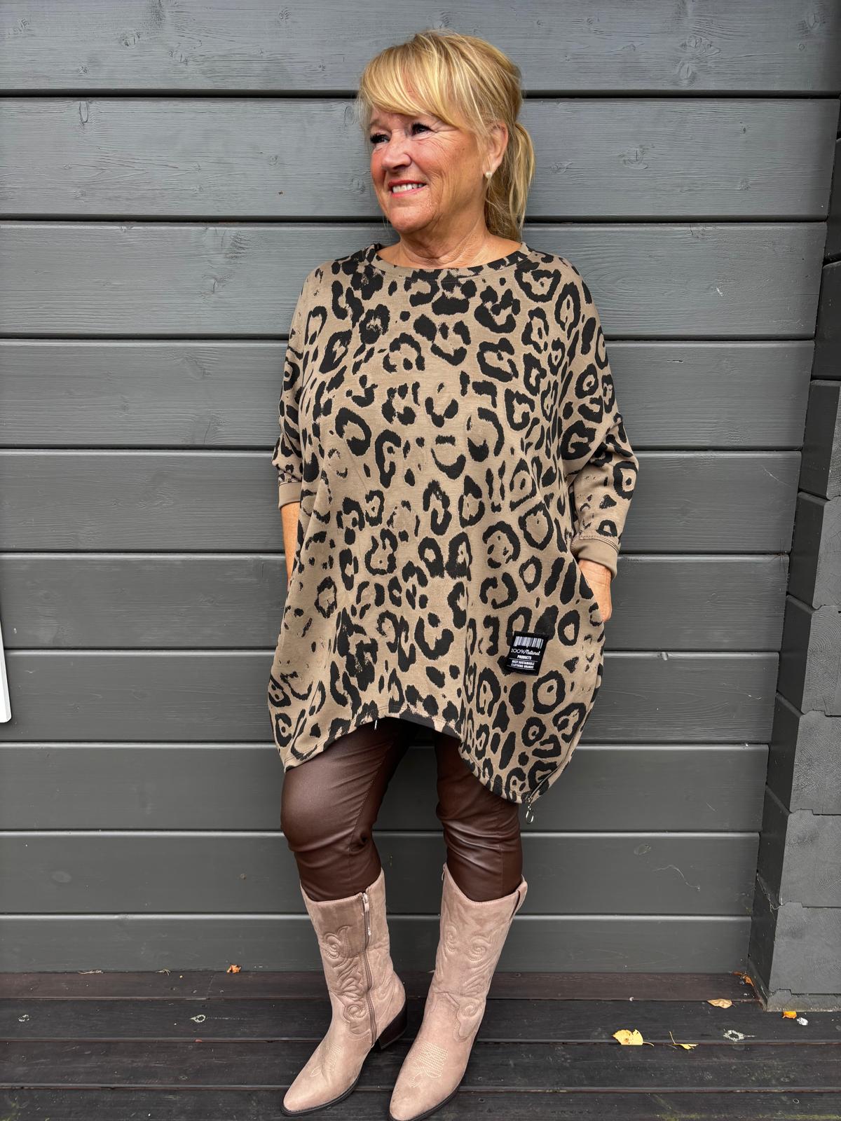 Plussize tunika fango